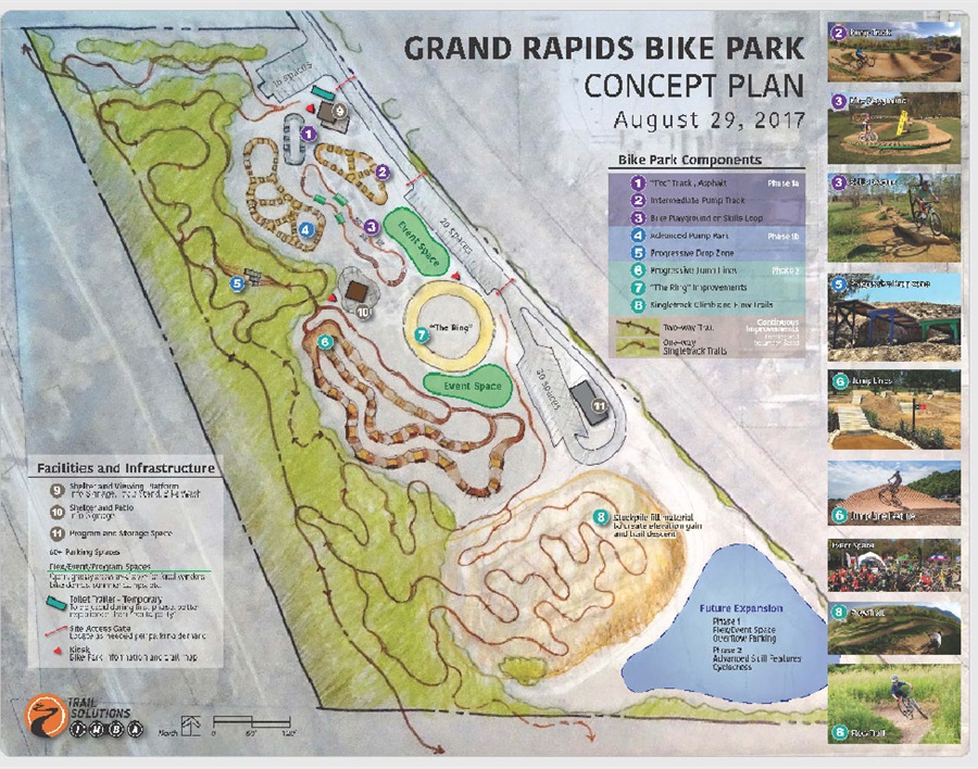 Bike park concept plan